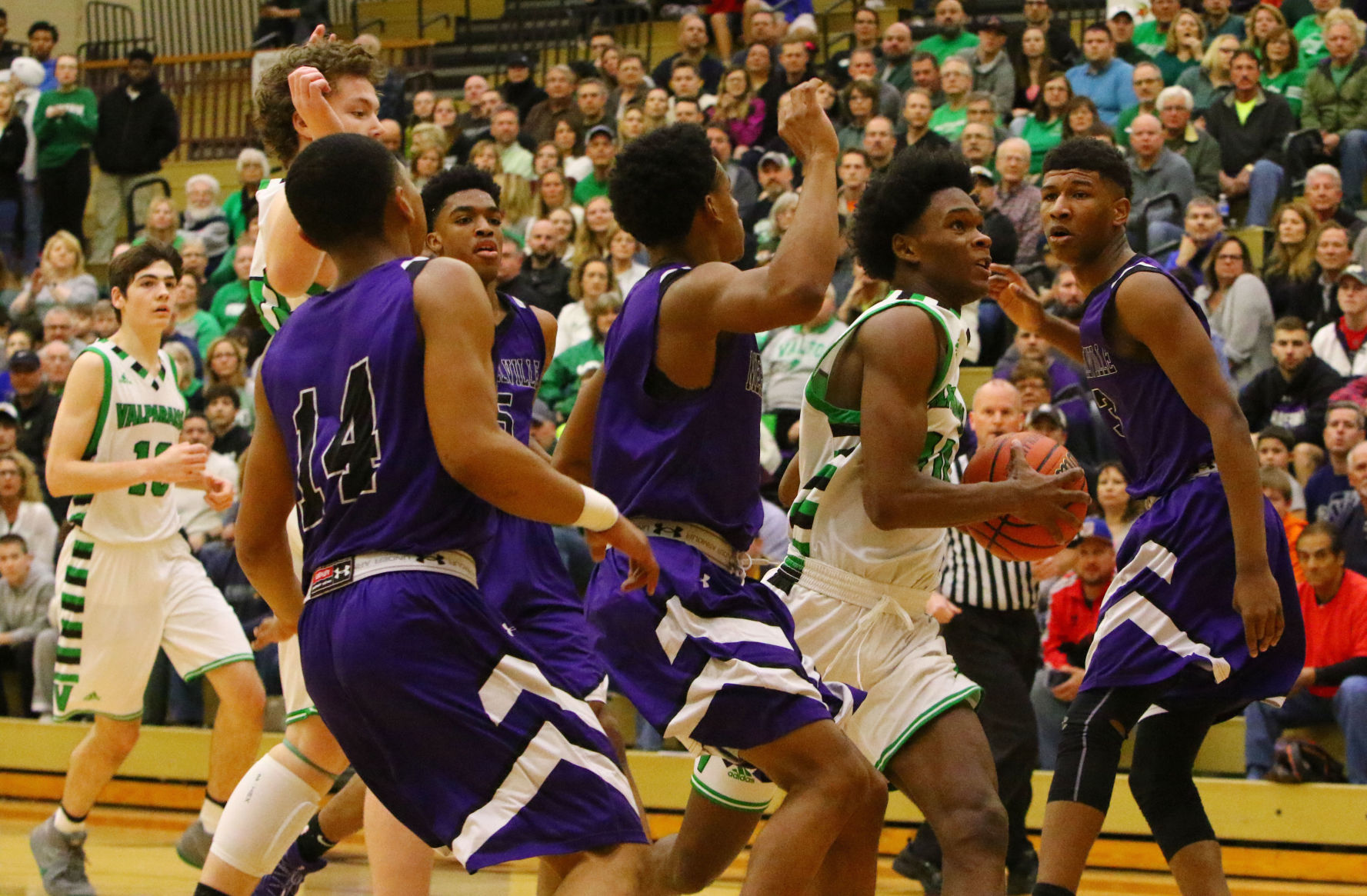 Gallery: Chesterton Sectional - Valparaiso vs. Merrillville boys basketball